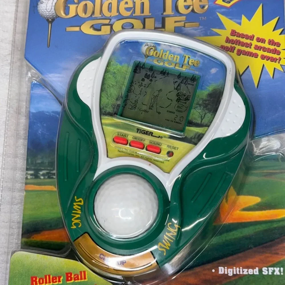 Vintage 1999 Tiger Sports Classic Golden Tee Golf Electronic Handheld Game NEW